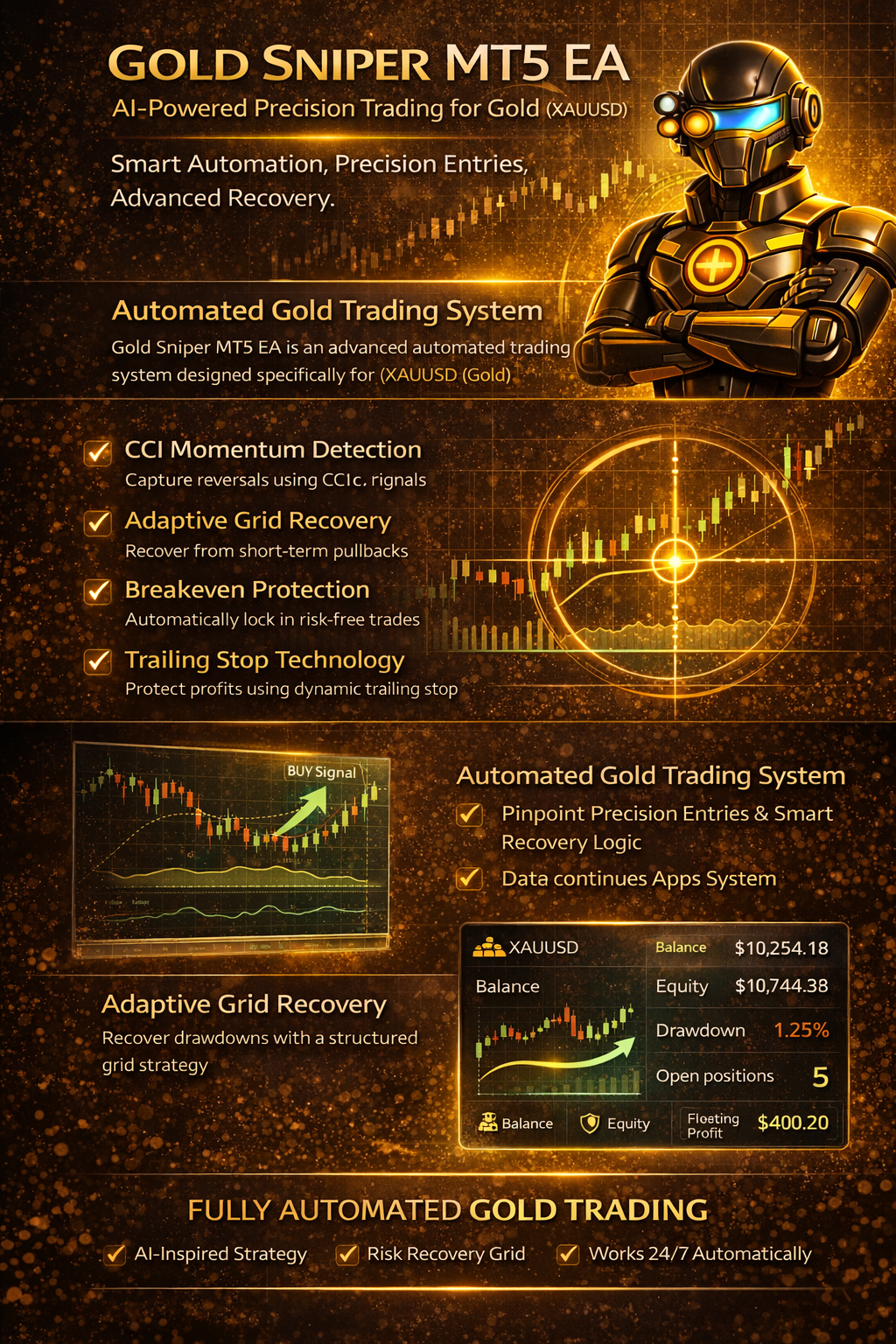 Automated AI Gold Sniper MT5 EA - Image 3